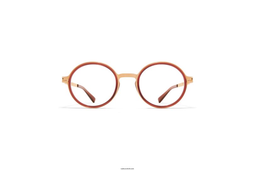 Frame: A60 Champagne Gold/Pine Honey MYKITA DAYO 6H866577 Acetate