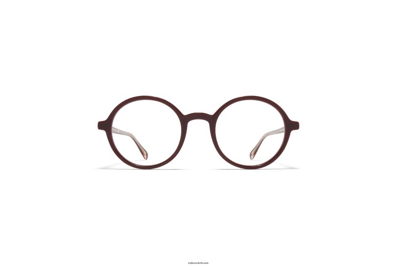 Frame: C126 Burgundy/Silk Purple Bron MYKITA JOJO 6H866584 Acetate