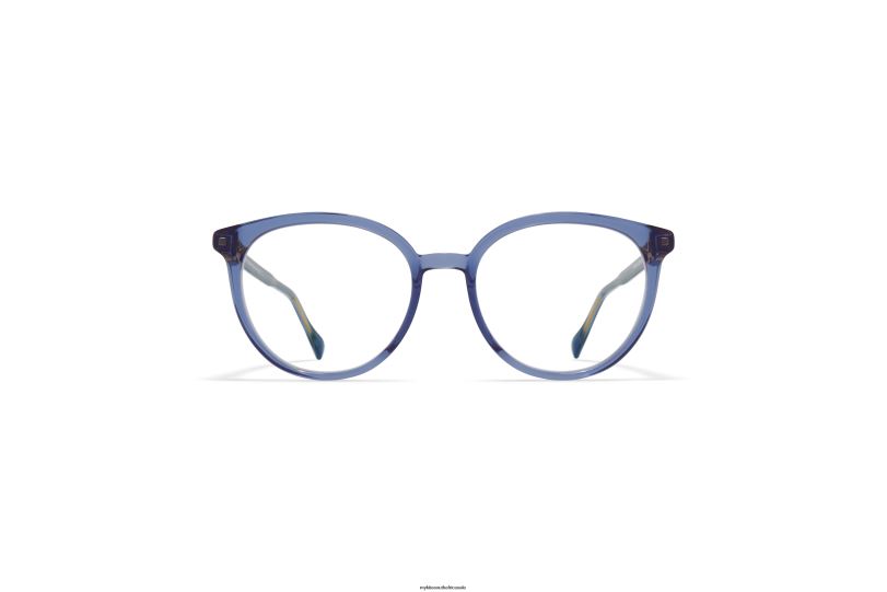 Frame: C166 Deep Ocean/Silk Gold MYKITA AYAN 6H866715 Acetate