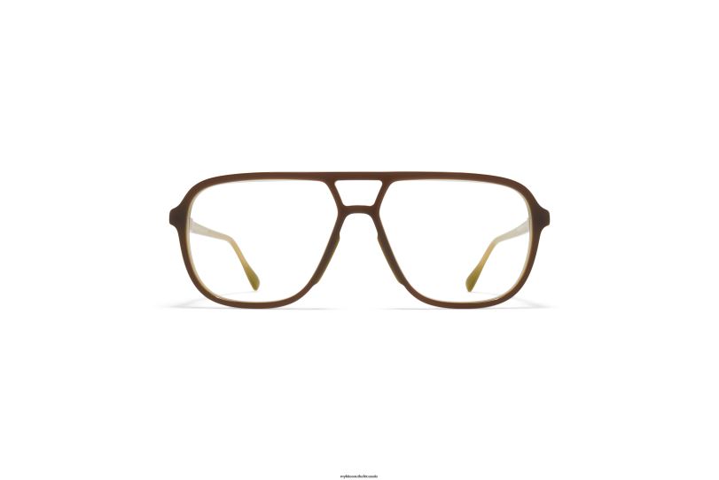 Frame: C167 Green Dark Brown/Silk Gol MYKITA KAMI 6H866282 Acetate