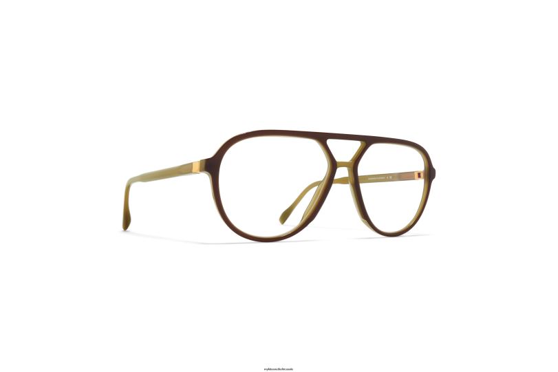 Frame: C167 Green Dark Brown/Silk Gol MYKITA SURI 6H866286 Acetate