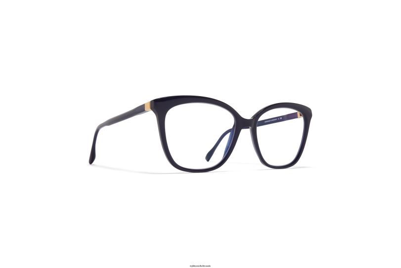 Frame: C169 Milky Indigo/Silk Gold MYKITA MAHA 6H866792 Acetate