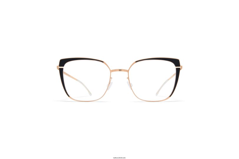 Champagne Gold/Jet black MYKITA VIOLA 6H866762 Decades
