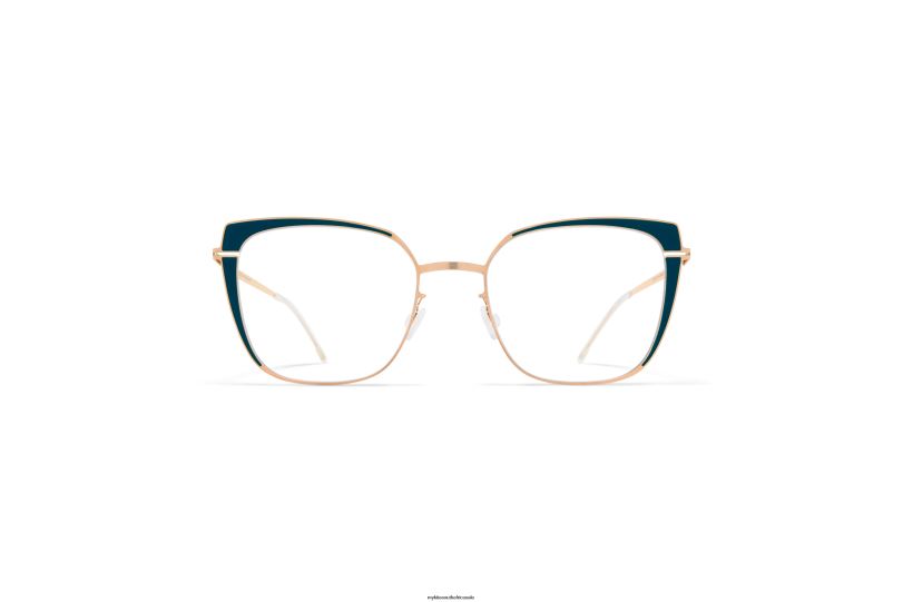 Frame: Champagnegold/Lagoon Green MYKITA VIOLA 6H866764 Decades