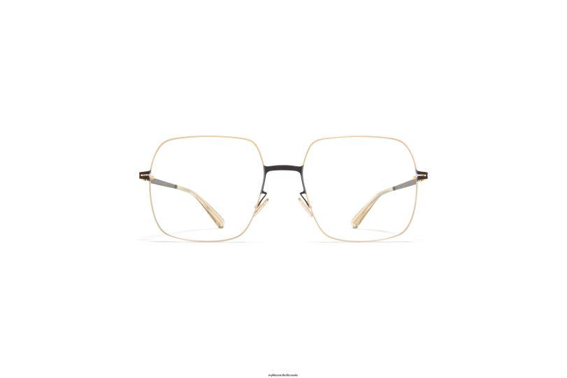 Frame: Black/Glossy Gold MYKITA HIMIKO 6H866455 Lessrim