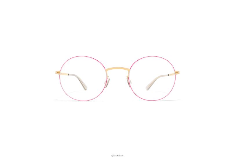 Frame: Gold/Neon Pink MYKITA KAYO 6H866573 Lessrim
