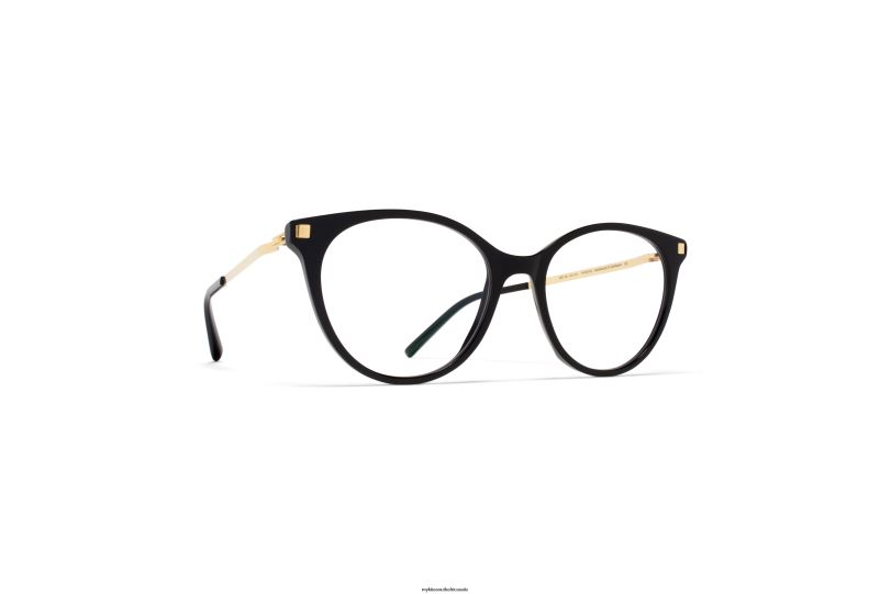 Frame: C6 Black/Glossy Gold MYKITA NANOOK 6H866779 Lite