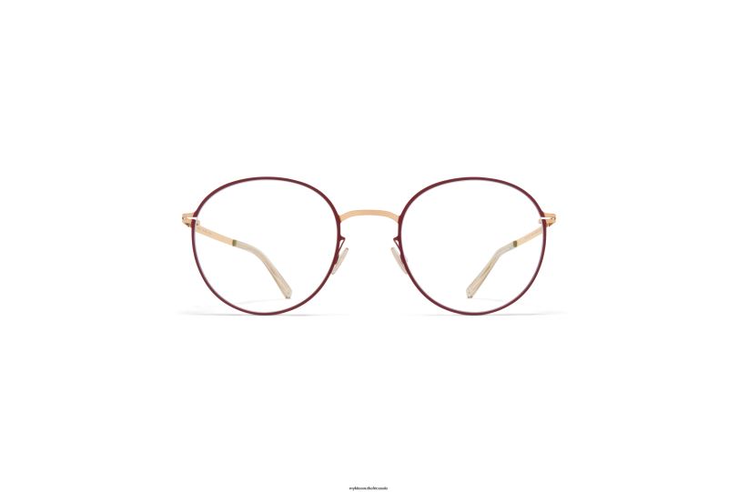 Frame: Champagne Gold/Cranberry