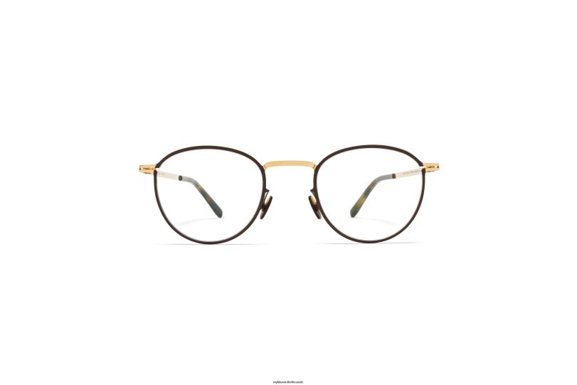 Frame: Champagne Gold/Dark Brown MYKITA ISMO 6H866627 Lite