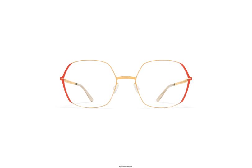 Frame: Glossy Gold/Daylily Orange