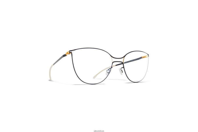 Frame: Gold/Jet Black MYKITA BJELLE 6H866771 Lite