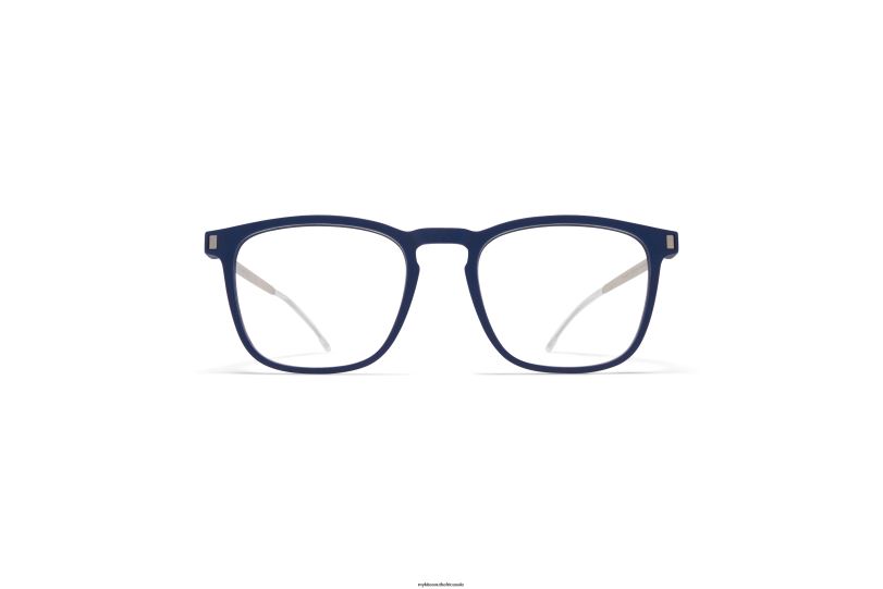 Frame: MH62 Navy Blue/Matte Silver MYKITA JUJUBI 6H866471 Mylon