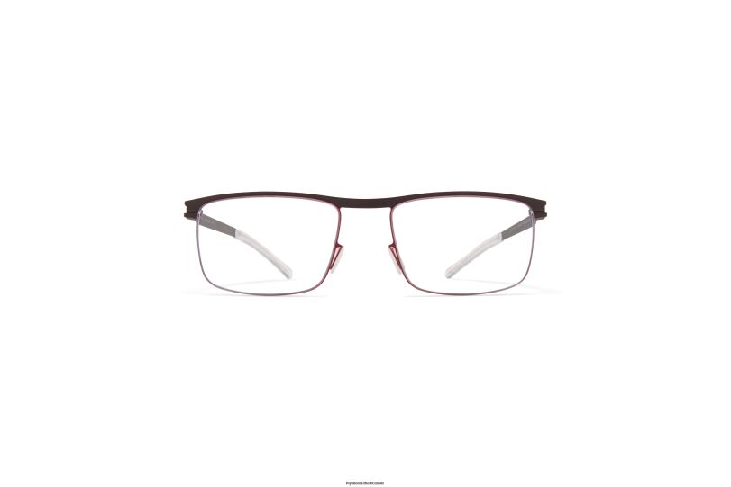 Frame: Ebony Brown/Cranberry