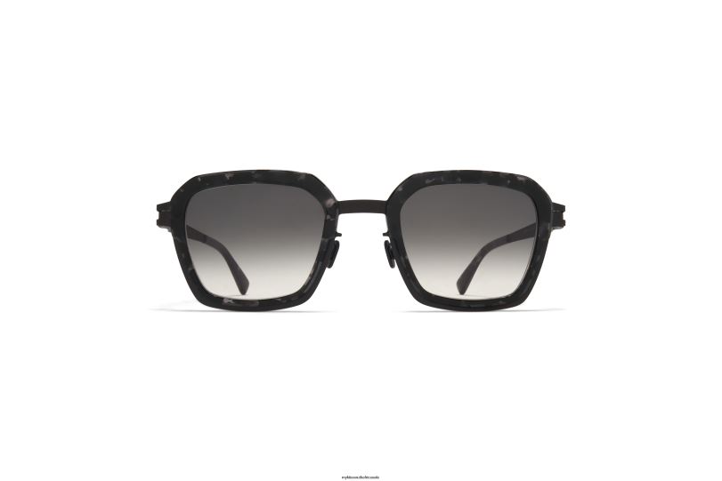 Frame: A50 Black/Black Havana|Lens: Raw Black Gradient MYKITA MISTY 6H866230 Acetate