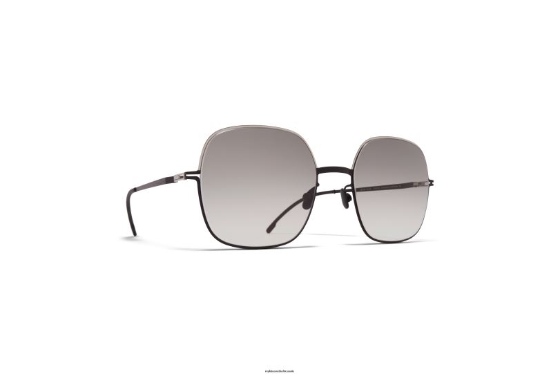 Frame: Silver/Black|Lens: Original Grey Gradient MYKITA MAGDA 6H866108 Decades