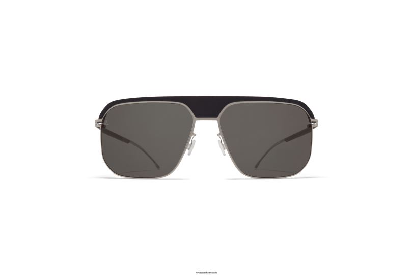 Frame: MH49 Pitch Black/Matte Silver|Lens: Leica G15 Solid MYKITA ML06 6H86679 Leica