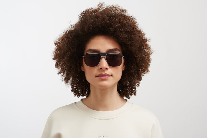 Frame: MH49 Pitch Black/Matte Silver|Lens: Leica G15 Solid MYKITA ML06 6H86679 Leica