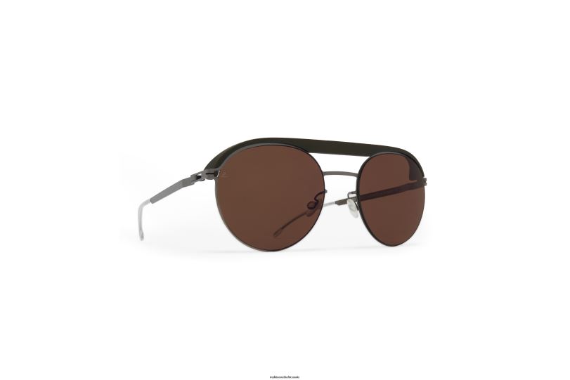 Frame: MH51 Safari Green/Graphite|Lens: Leica Brown Polarise MYKITA ML01 6H86660 Leica