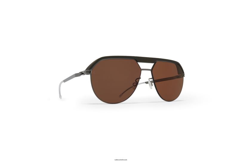 Frame: MH51 Safari Green/Graphite|Lens: Leica Brown Polarise MYKITA ML02 6H86662 Leica