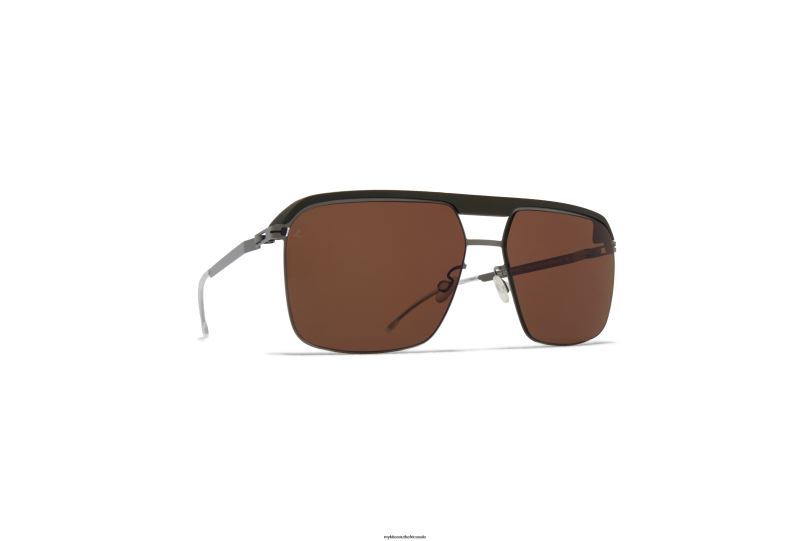 Frame: MH51 Safari Green/Graphite|Lens: Leica Brown Polarise MYKITA ML03 6H86669 Leica