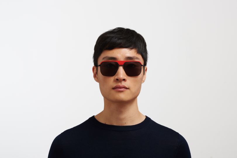 Frame: MH55 Leica Red/Black|Lens: Leica Black Solid MYKITA ML06 6H86680 Leica