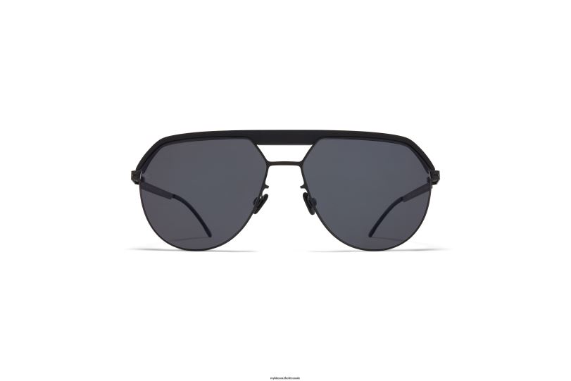 Frame: MH6 Pitch Black/Black|Lens: Leica Black Polarised MYKITA ML02 6H86663 Leica