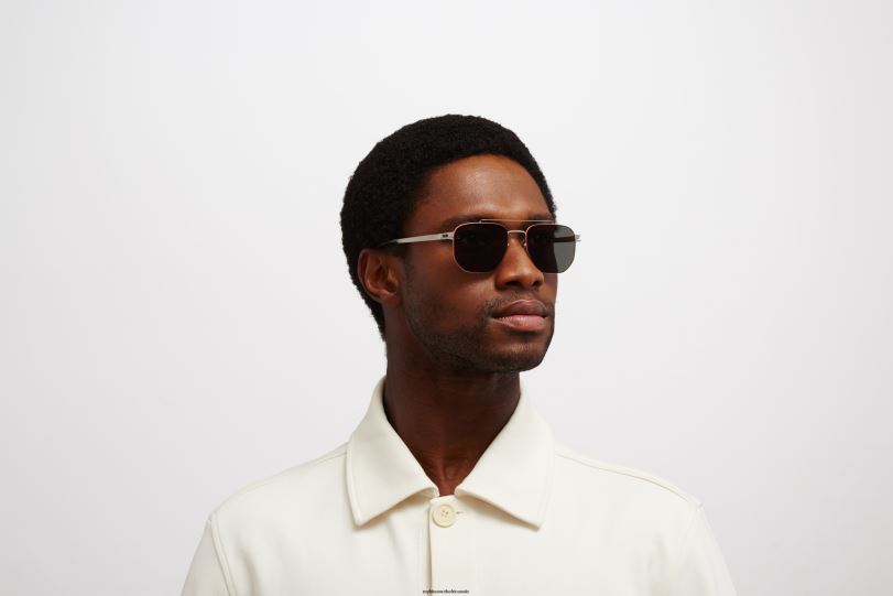 Frame: Matte Silver|Lens: Leica G15 Solid + Red Edges MYKITA ML05 6H86674 Leica