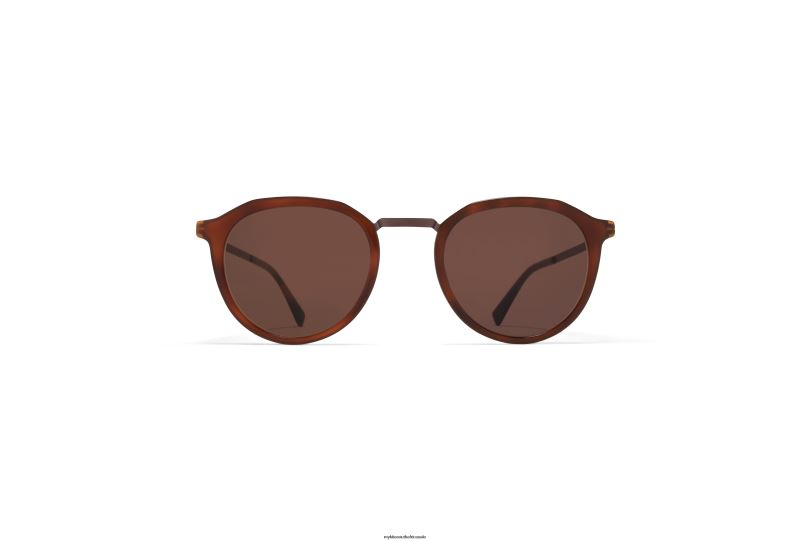Frame: A47 Mocca/Zanzibar|Lens: Brown Solid MYKITA PAULSON 6H866214 Lite