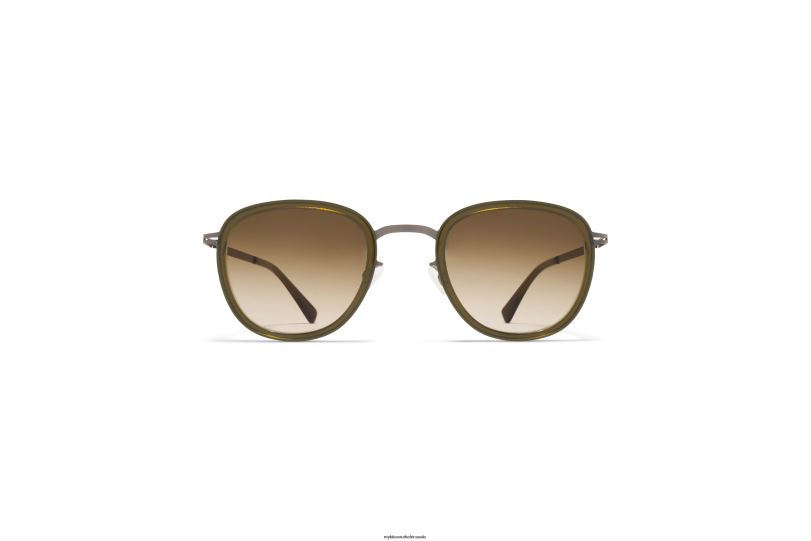 Frame: A67 Graphite/Peridot|Lens: Raw Brown Gradient MYKITA HELMI 6H866197 Lite