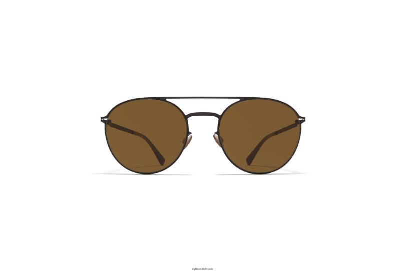 Frame: Black|Lens: Raw Brown Solid MYKITA JULIAN 6H86630 Lite