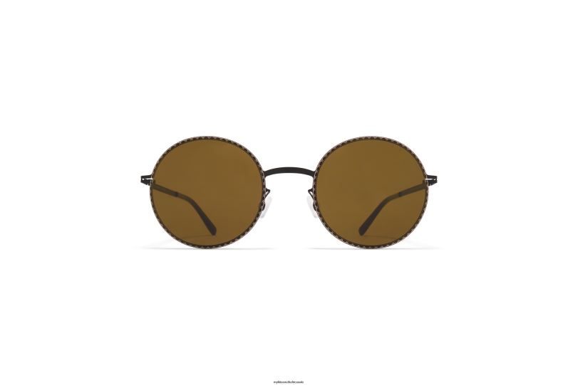 Frame: Black/Sand|Lens: Raw Brown Solid MYKITA LALE 6H866182 Lite