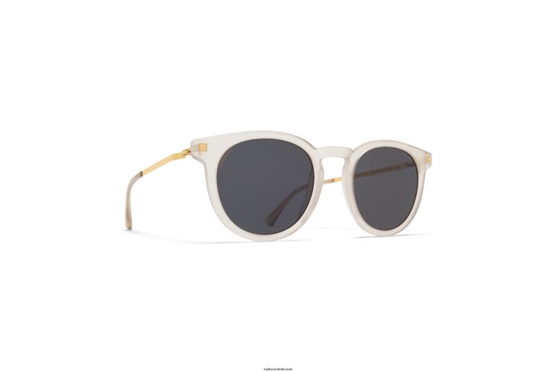 Frame: C101 Matte Champagne/Glossy Go|Lens: Polarized Pro Hi-Con Grey MYKITA LAHTI 6H866205 Lite