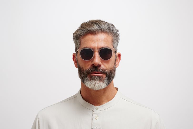 Frame: C101 Matte Champagne/Glossy Go|Lens: Polarized Pro Hi-Con Grey MYKITA LAHTI 6H866205 Lite