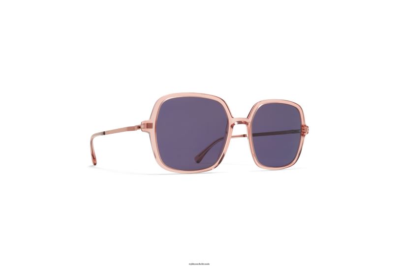 Frame: C104 Melrose/Purple Bronze|Lens: Cool Grey Solid MYKITA SAIMA 6H866125 Lite