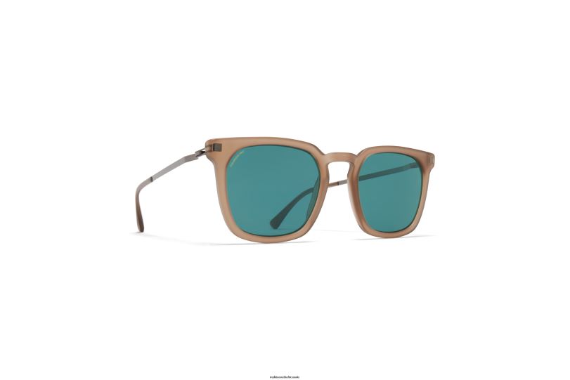 Frame: C106 Matte Taupe/Shiny Graphit|Lens: Polarized Pro Ocean Blue MYKITA BORGA 6H866112 Lite