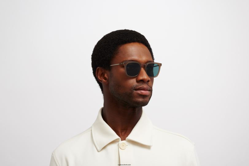 Frame: C106 Matte Taupe/Shiny Graphit|Lens: Polarized Pro Ocean Blue MYKITA BORGA 6H866112 Lite