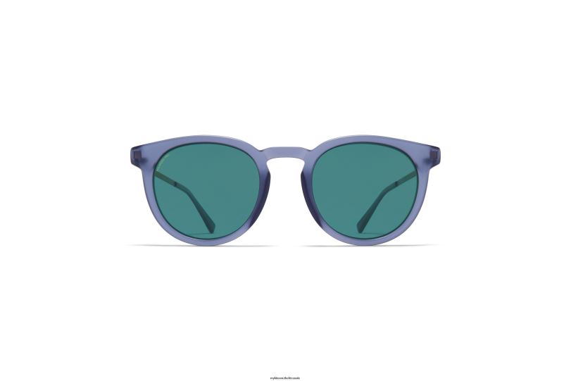 Frame: C107 Matte Deep Ocean/Blackber|Lens: Polarized Pro Ocean Blue MYKITA LAHTI 6H866206 Lite