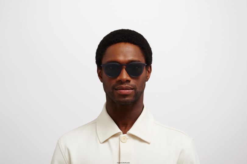 Frame: C107 Matte Deep Ocean/Blackber|Lens: Polarized Pro Ocean Blue MYKITA LAHTI 6H866206 Lite