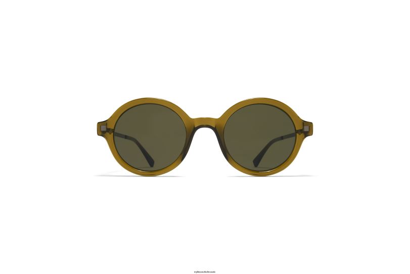 Frame: C114 Peridot/Shiny Graphite|Lens: Raw Green Solid