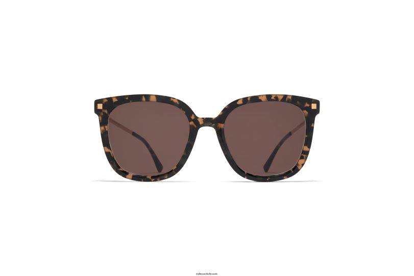 Frame: C22 Antigua/Champagne Gold|Lens: Brown Solid MYKITA VISKA 6H866129 Lite