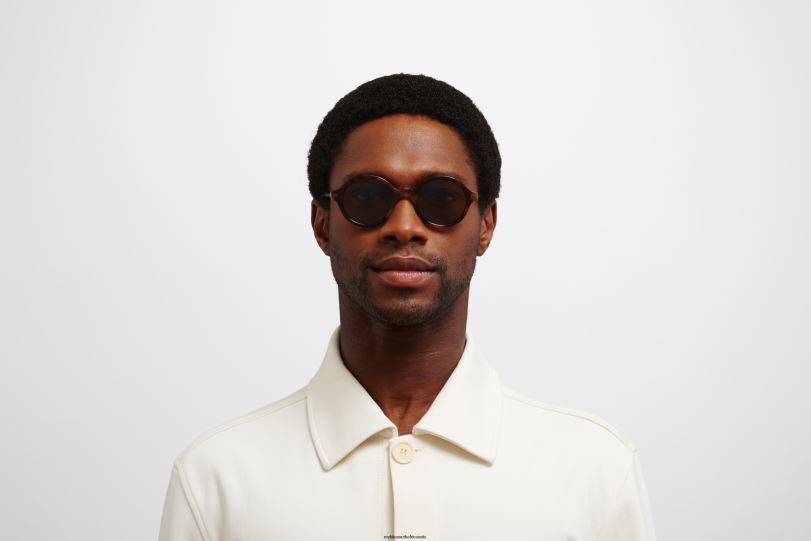 Frame: C86 Zanzibar/Mocca|Lens: Polarized Pro Amber Brown MYKITA ESBO 6H866176 Lite