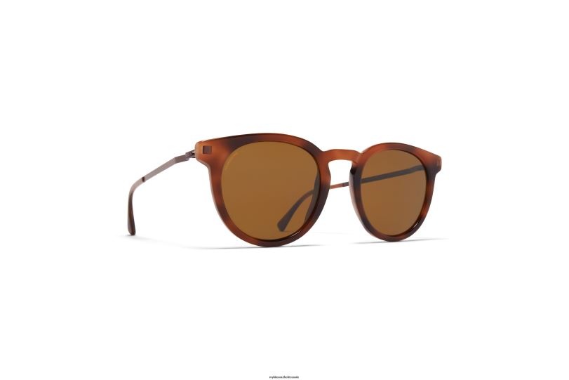 Frame: C86 Zanzibar/Mocca|Lens: Polarized Pro Amber Brown MYKITA LAHTI 6H866204 Lite
