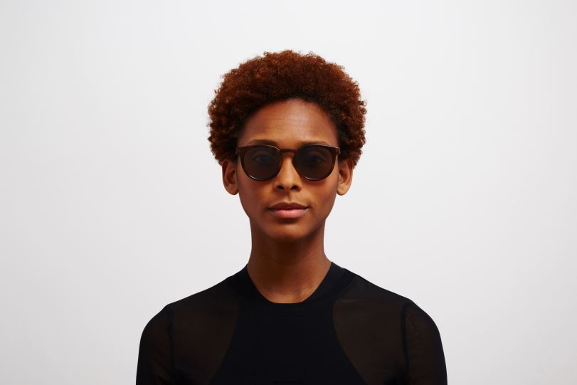 Frame: C86 Zanzibar/Mocca|Lens: Polarized Pro Amber Brown MYKITA LAHTI 6H866204 Lite