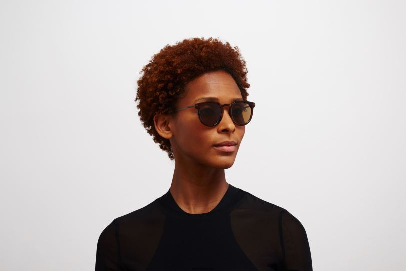 Frame: C86 Zanzibar/Mocca|Lens: Polarized Pro Amber Brown MYKITA LAHTI 6H866204 Lite