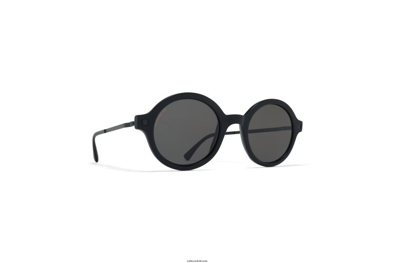 Frame: C98 Matte Black/Black|Lens: Polarized Pro Hi-Con Grey MYKITA ESBO 6H866175 Lite