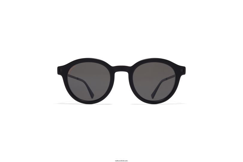 Frame: C98 Matte Black/Black|Lens: Polarized Pro Hi-Con Grey MYKITA KETILL 6H866200 Lite