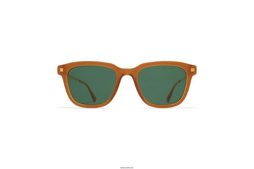 Frame: C99 Brown Dark Brown/Glossy Go|Lens: Pol. Pro Green 15 MYKITA HOLM 6H866120 Lite