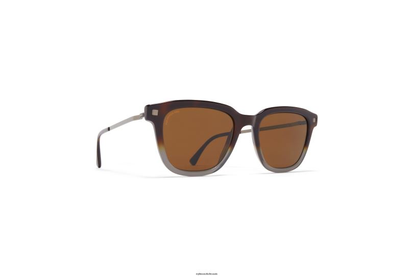 Frame: C9 Santiago Gradient/Shiny Gra|Lens: Pol. Pro Amber Brown MYKITA HOLM 6H866119 Lite
