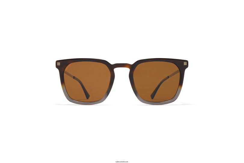 Frame: C9 Santiago Gradient/Shiny Gra|Lens: Polarized Pro Amber Brown MYKITA BORGA 6H866114 Lite