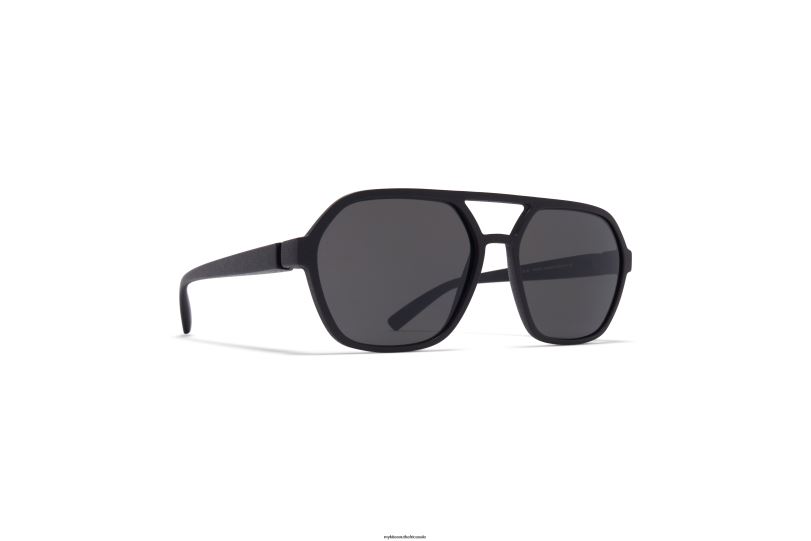 Frame: MD1 Pitch Black|Lens: Dark Grey Solid MYKITA HYDRA 6H86652 Mylon